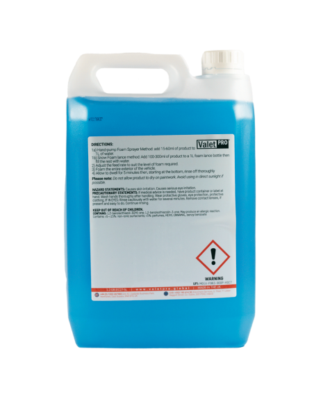Valet Pro Foamula 1 especificaciones - Car Care Europe