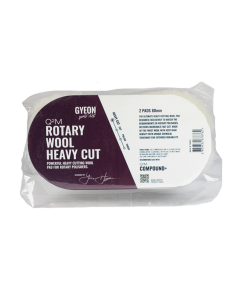 Gyeon Q²M  Rotary Wool Heavy Pad 80 mm (Pack 2) - Car Care Europe 2