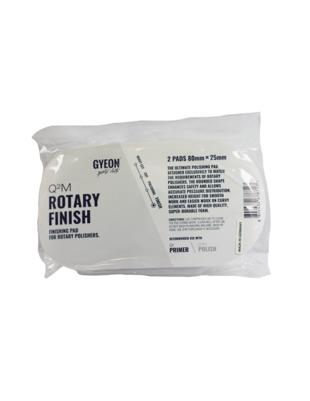 Gyeon Q²M Rotary Finish Pad 80mm (Pack 2) empaque - Car Care Europe