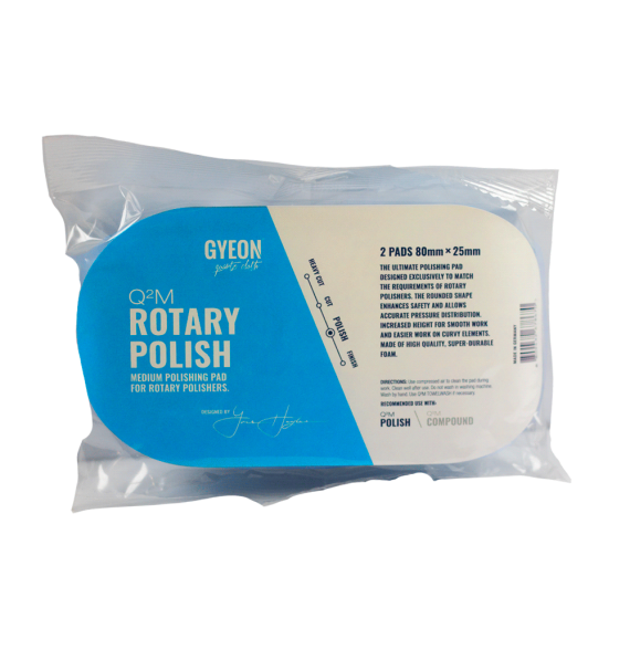 Gyeon Q²M Rotary polish Pad 80mm (Pack 2) empaque - Car Care Europe