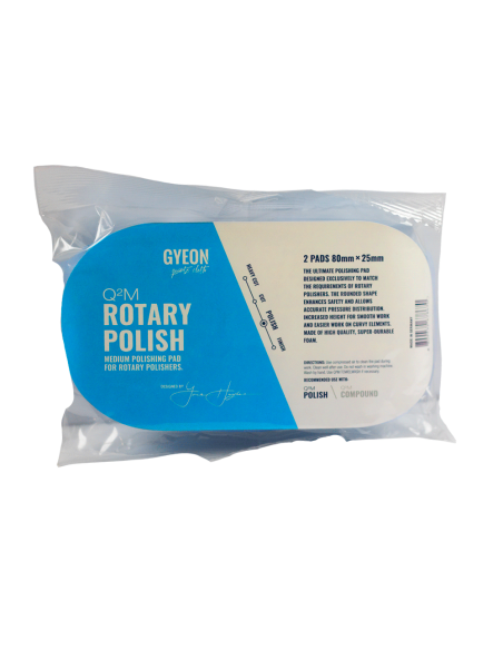 Gyeon Q²M Rotary polish Pad 80mm (Pack 2) empaque - Car Care Europe