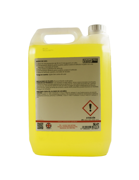Valet Pro Advanced Poseidon Car Wash - Champú Avanzado 5L especificaciones - Car Care Europe