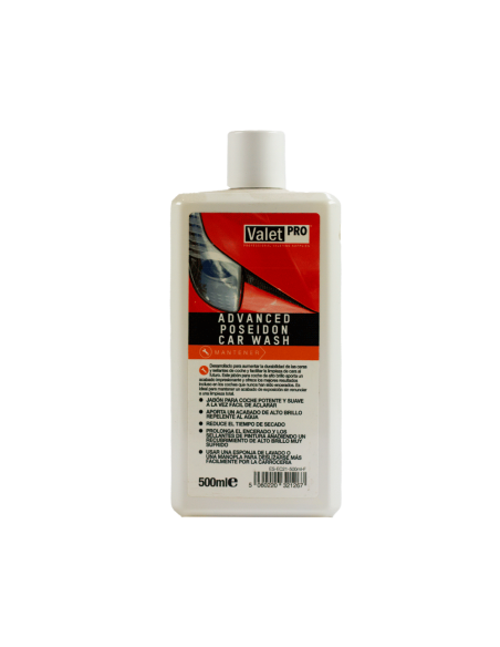 Valet Pro Advanced Poseidon Car Wash - Champú Avanzado 500ml - Car Care Europe