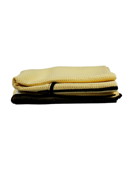Toalla de secado Waffle Weave con bolsillos 2 - Car Care Europe