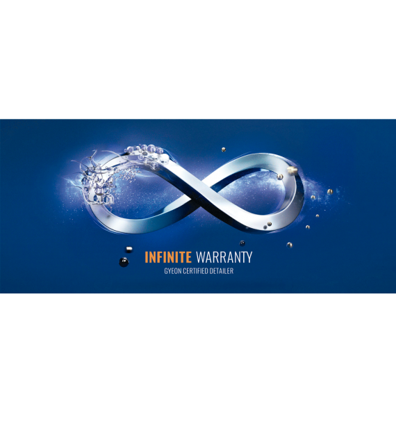 Gyeon Banner horizontal Infinite Warranty