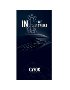 Gyeon Banner Stand In G We Trust