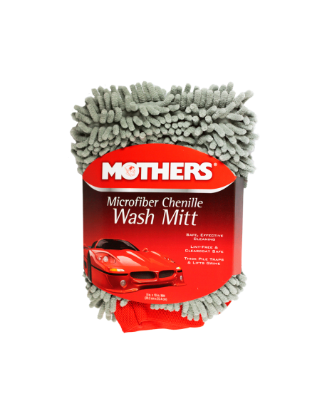 Mothers Guante de lavado de microfibra chenille - Car Care Europe