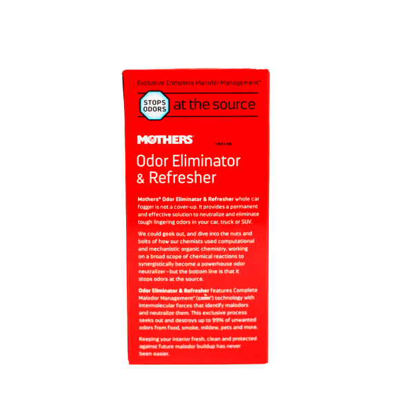 Mothers Odor Eliminator & Refresher - New Car Scent especificaciones - Car Care Europe