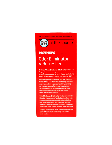 Mothers Odor Eliminator & Refresher - New Car Scent especificaciones - Car Care Europe