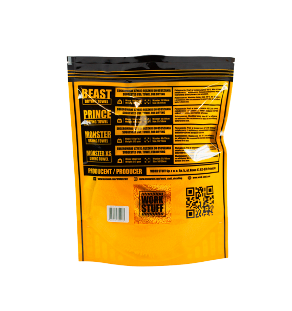 Work Stuff Monster XS Toalla de Secado especificaciones - Car Care Europe