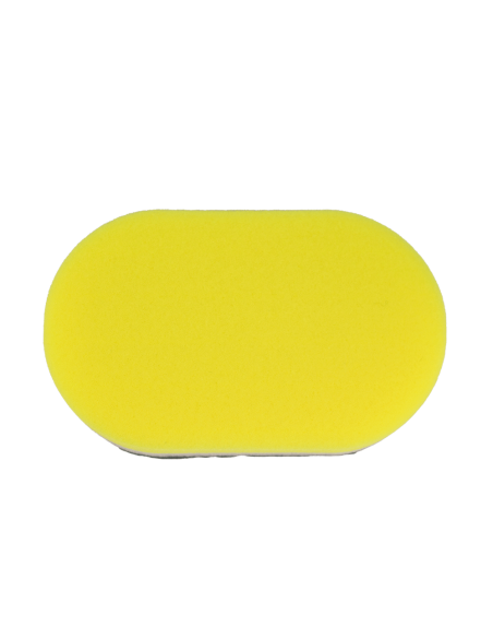 Flexipads Aplicador triple para pulir y encerar cara amarilla - Car Care Europe