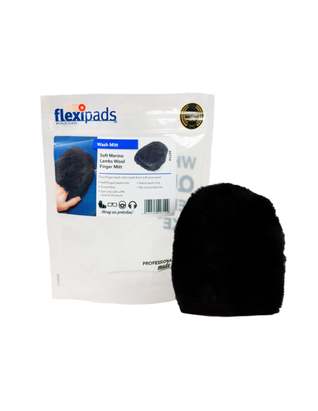Flexipads Guante de Lana Natural "4 dedos" - Car Care Europe