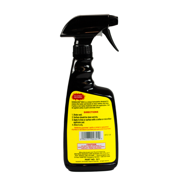 Duragloss Non Silicone Dressing especificaciones - Car Care Europe