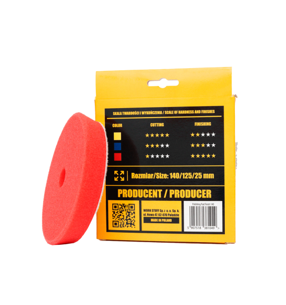 Work Stuff - Esponja de Acabado 125mm - Car Care Europe