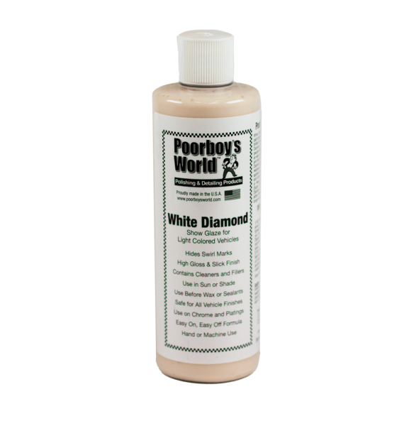 Poorboys White Diamond Show Glaze (Colores Claros) - Car Care Europe
