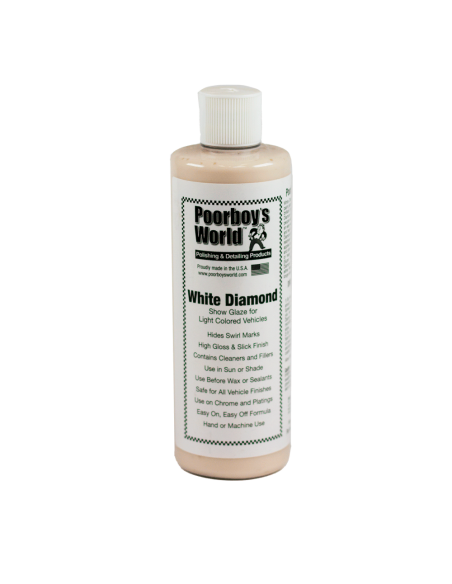 Poorboys White Diamond Show Glaze (Colores Claros) - Car Care Europe