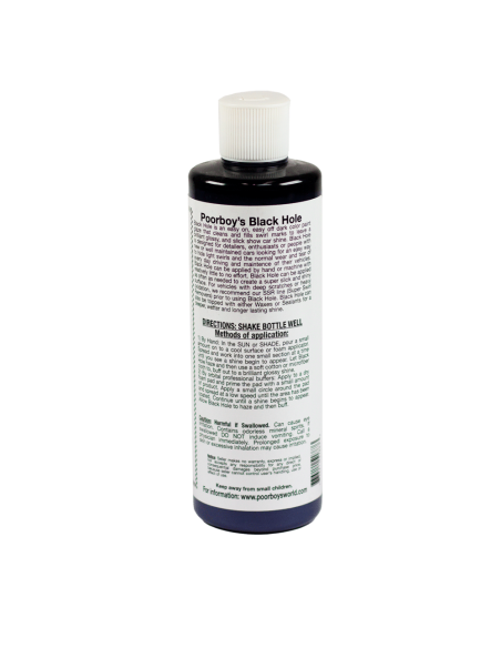 Poorboys Black Hole Show Glaze (Colores Oscuros) especificaciones - Car Care Europe