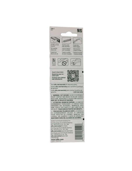 Olfa SVR-2 Cúter Profesional especificaciones - Car Care Europe