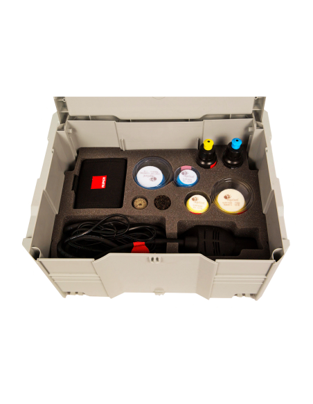 Kit Rupes BigFoot Ibrid Nano Polisher Long Neck caja 2  - Car Care Europe