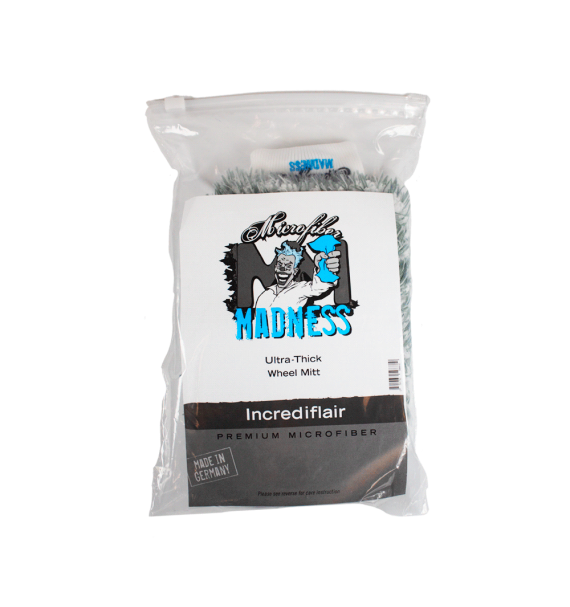 Microfiber Madness Incrediflair - Guante microfibra para llantas empaque - Car Care Europe