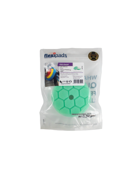 Flexipads Pro-Detail - Esponja de Pulido Medio (verde) empaque - Car Care Europe