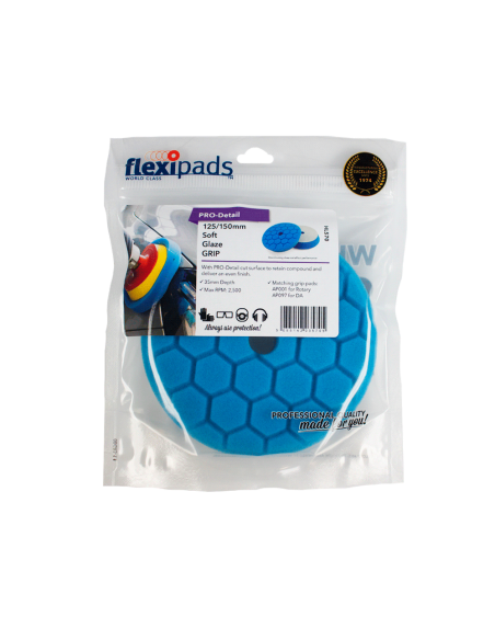 Flexipads Pro-Detail - Esponja de Encerado (azul) empaque - Car Care Europe