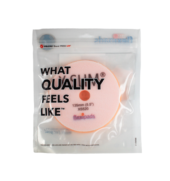 Esponja de pulido medio Flexipads X-Slim empaque - Car Care Europe