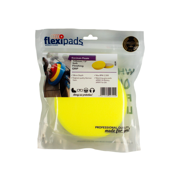 Flexipads German Firm pad - Esponja de acabado 135mm 3 - Car Care Europe