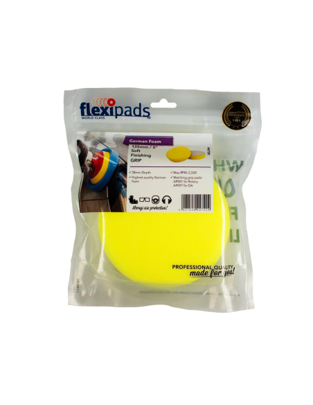 Flexipads German Firm pad - Esponja de acabado 135mm 3 - Car Care Europe