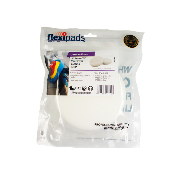 Flexipads German Firm pad - Esponja de corte 135mm empaque - Car Care Europe