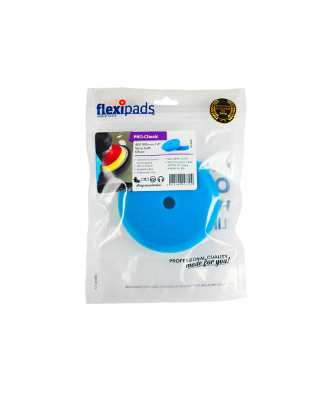 Flexipads Pro-Classic - Esponja para Aplicar Glazes (azul) 80 mm empaque - Car Care Europe