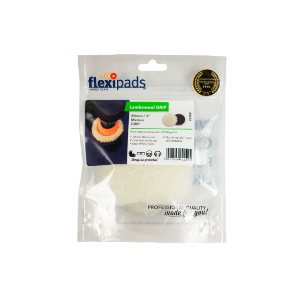 Flexipads Esponja de Lana 80mm empaque - Car Care Europe