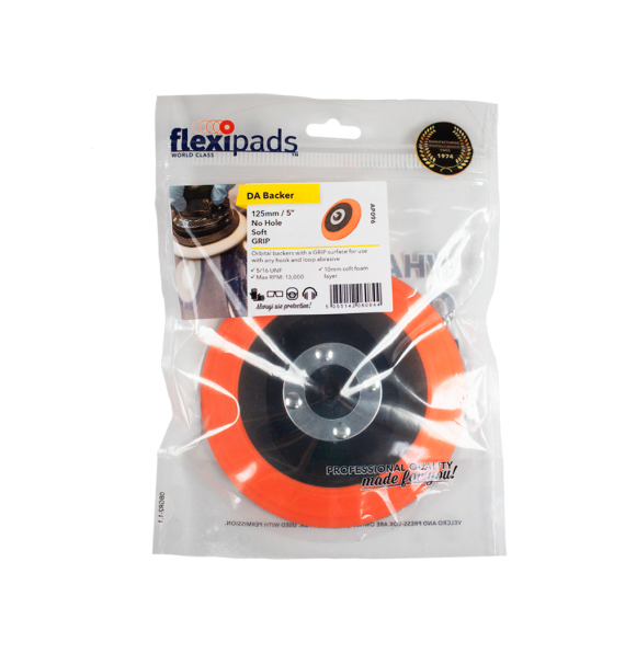 Flexipads Plato Flexible para Pulidora 5/16 (orbital) 125mm empaque - Car Care Europe