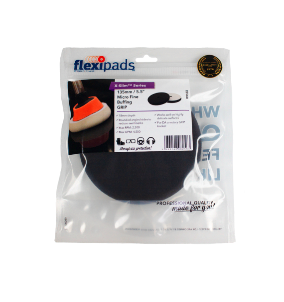 Flexipads X-Slim Esponja ultrafina de acabado 135mm empaque - Car Care Europe