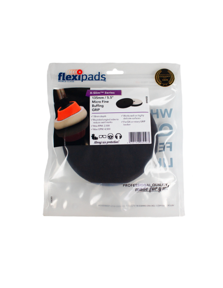 Flexipads X-Slim Esponja ultrafina de acabado 135mm empaque - Car Care Europe