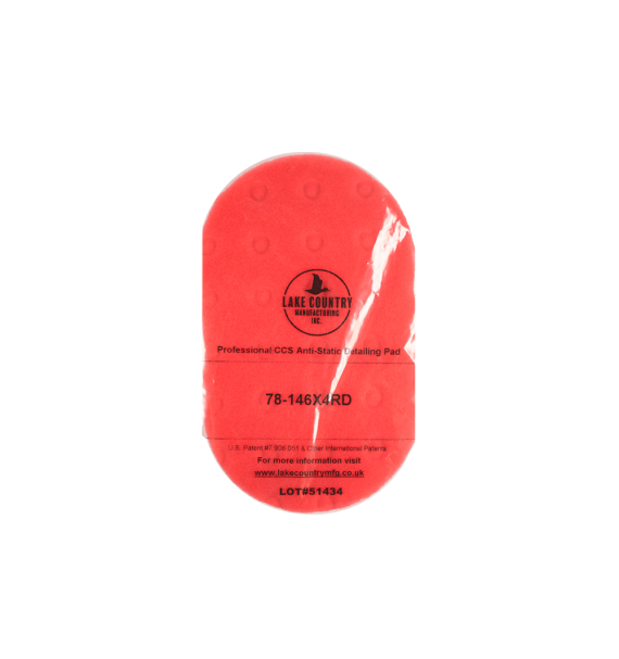 Esponja de pulido a mano - Acabado ultrafino ( Roja ) - Car Care Europe