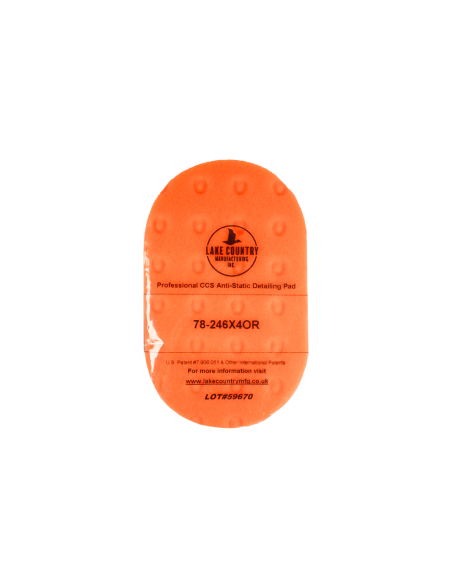 Esponja de pulido a mano - Corte suave ( Naranja ) - Car Care Europe