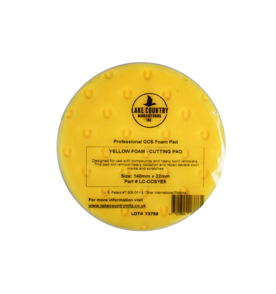 Lake Country CCS - Esponja de Corte (amarilla) - Car Care Europe