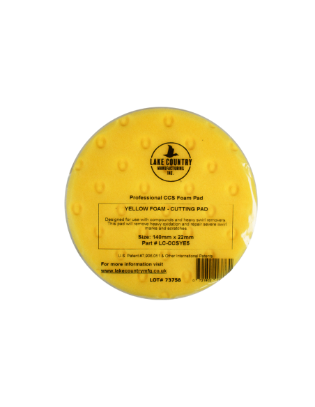 Lake Country CCS - Esponja de Corte (amarilla) - Car Care Europe
