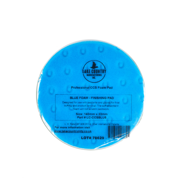 Lake Country CCS - Esponja de Acabado Ultrafino (azul) - Car Care Europe