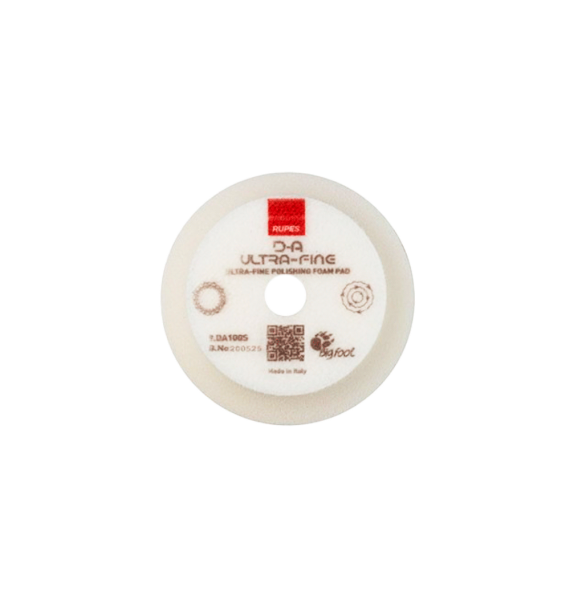 Rupes D-A Ultra Fine - Pad de Acabado y Encerado (blanco) - Car Care Europe