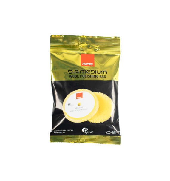 Rupes Medium - Pad de Lana de Pulido Medio 80mm empaque - Car Care Europe