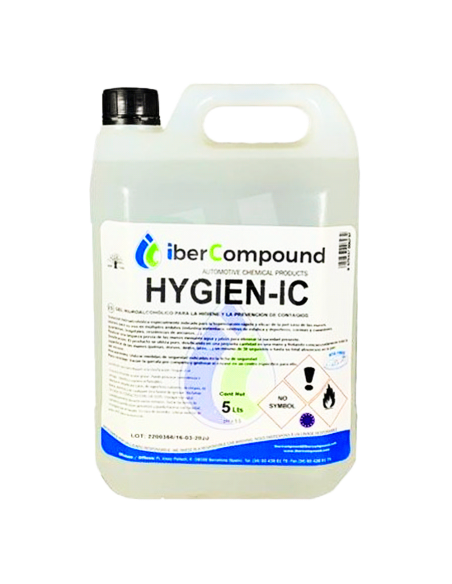 Hygien-Ic Solución Hidroalcohólica 5L - Car Care Europe