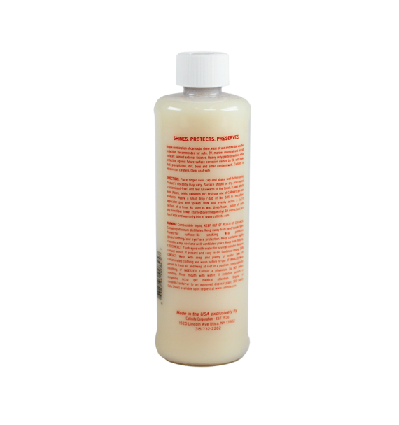 Collinite Liquid Insulator Wax (No. 845) especificaciones - Car Care Europe