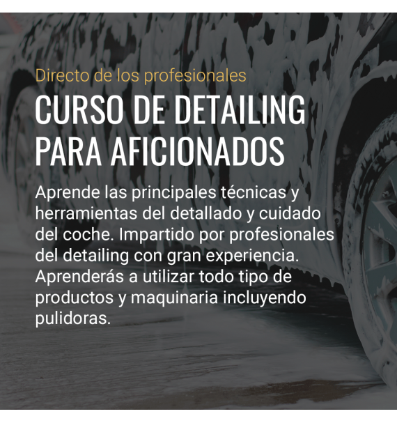 Curso de Detailing para Aficionados descripción - Car Care Europe