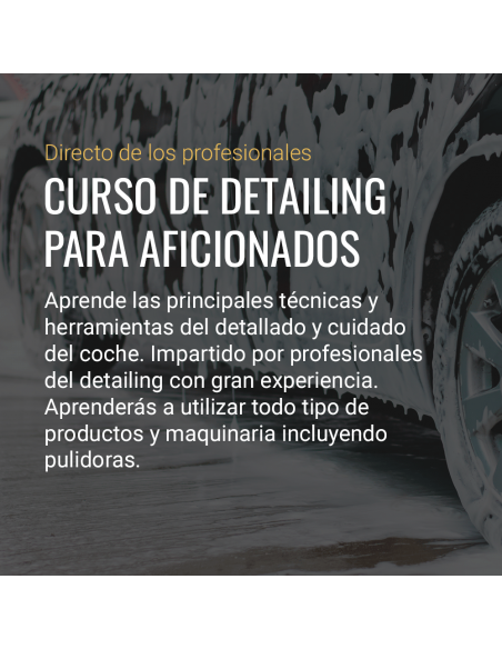 Curso de Detailing para Aficionados descripción - Car Care Europe