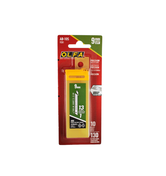 Olfa AB-10S – Lâminas de Inox 9mm...