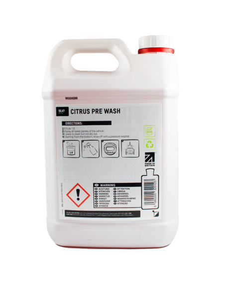 Valet Pro Citrus Pre Wash especificaciones - APC Prelavado 5L - Car Care Europe