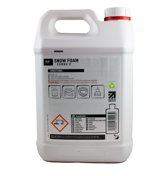Valet Pro Snow Foam Combo 2 5L especifricaciones - Car Care Europe