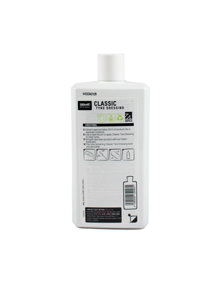 Valet Pro Classic Tyre Dressing - Acondicionador de Neumáticos especificaciones - Car Care Europe